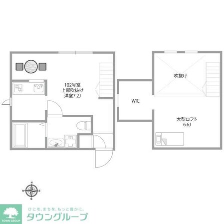 プリマ八王子壱番館の物件間取画像